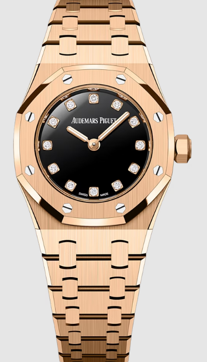 Review 67630OR.OO.1312OR.01-B Audemars Piguet Royal Oak Mini Quartz Pink Gold replica watch